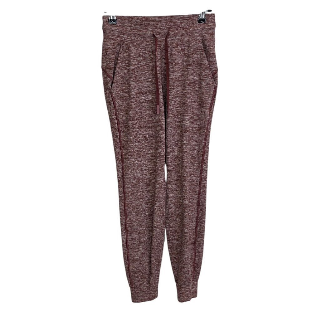 Lululemon Ready To Rulu Fleece Jogger, Heathered Savannah, Pull On Pants, Size 2